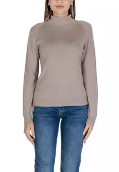 Водолазка Sandro Ferrone однотонная, бежевый