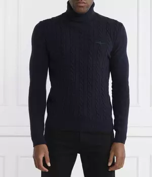 Водолазка шерстяная Aeronautica Militare Regular Fit, синий