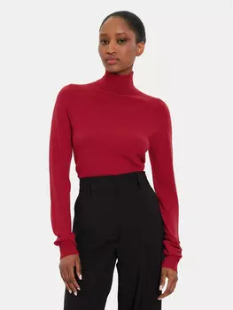 Водолазка стандартного кроя Kontatto, красный