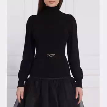 Водолазка стандартного кроя Twin-Set, черный