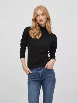 Водолазка стандартного кроя Vila, черный