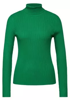 Водолазка STREET ONE Sweater, зеленый