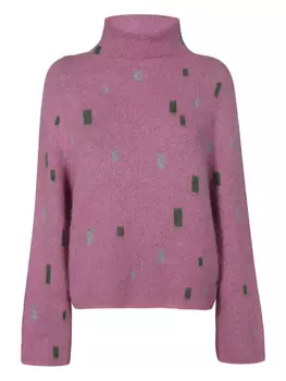 Водолазка-свитер Emporio Armani, розовый