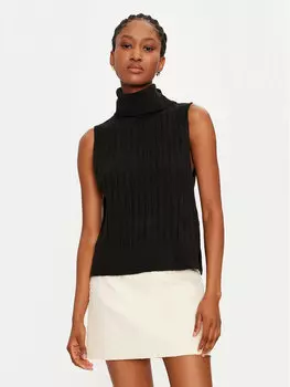 Водолазка свитер обычный крой Beluna 14094218 Vila, черный