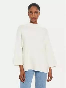 Водолазка свободного кроя Kontatto, экрю
