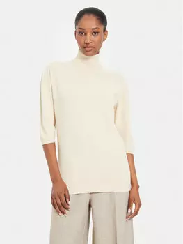 Водолазка свободного кроя Kontatto, бежевый