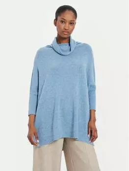 Водолазка свободного кроя Kontatto, синий