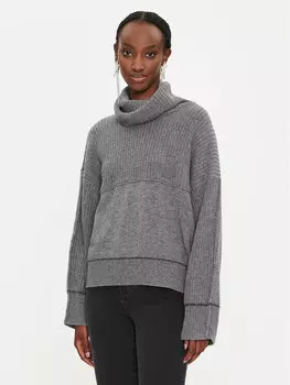 Водолазка свободного кроя Pinko, серый