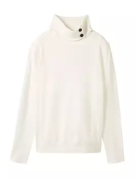 Водолазка TOM TAILOR Sweater, белый