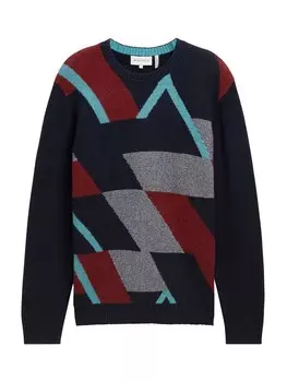 Водолазка TOM TAILOR Sweater, темно-синий/светло-синий