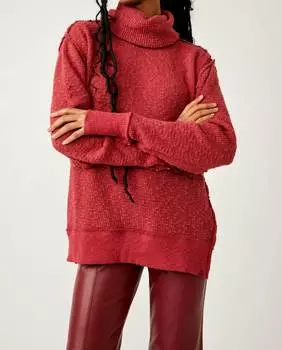 Водолазка Tommy цвета Blended Berry Free People