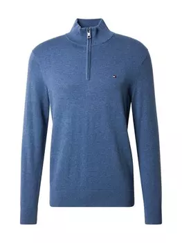 Водолазка TOMMY HILFIGER Sweater ESSENTIAL, пятнистый синий