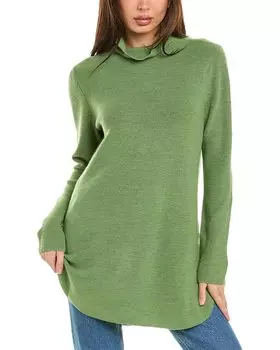 Водолазка-туника EILEEN FISHER, зеленый