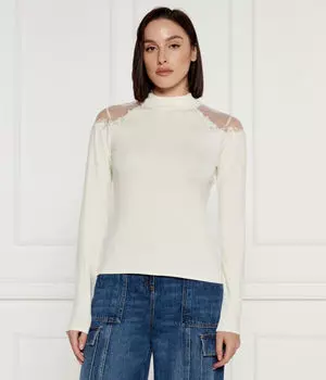 Водолазка Twinset U&B Slim Fit, белый