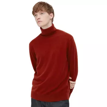 Водолазка Uniqlo 100% Cashmere Turtleneck, красный