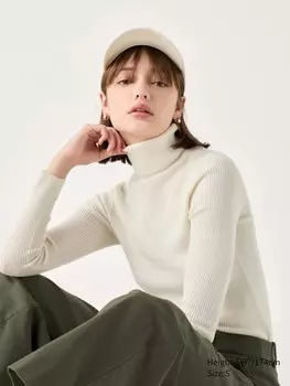 Водолазка Uniqlo Extra Fine, белый