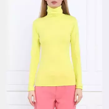 Водолазка узкого кроя Max&Co., зеленый