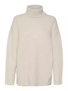 Водолазка VERO MODA Sweater UNIQUE, слоновая кость