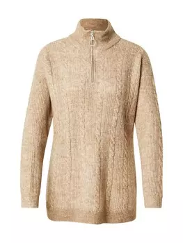 Водолазка VERO MODA Sweater VMMILI, темно-бежевый
