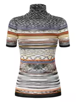Водолазка в полоску Missoni, черный