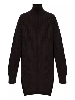 Водолазка в рубчик Jil Sander, коричневый