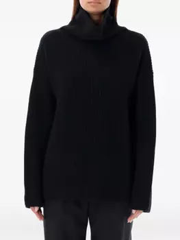 Водолазка в рубчик Rhea, черный