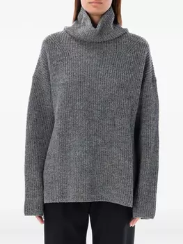 Водолазка в рубчик Rhea, черный