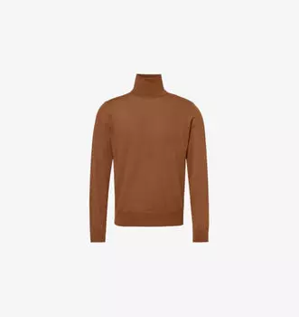 Водолазка вязаная из кашемира Dunhill, цвет whiskey