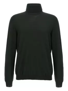 Водолазка Zanone, зеленый