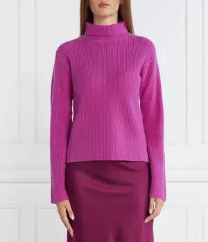 Водолазка женская Marella Sport с добавлением шерсти и кашемира, фуксия