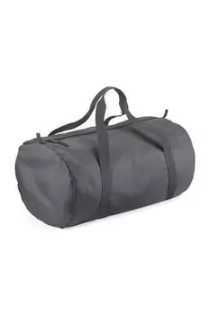 Водонепроницаемая дорожная сумка Packaway Barrel Bag / Duffle (32 литра) (2 шт.) Bagbase, серый