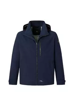 Водонепроницаемая функциональная куртка для активного отдыха с проклеенными швами LEN redpoint, темно-синий