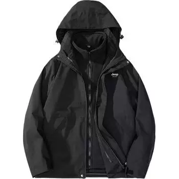 Водонепроницаемая и ветрозащитная куртка-ветровка для сохранения тепла унисекс JEEP SPIRIT, Ecru