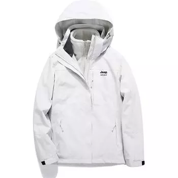 Водонепроницаемая и ветрозащитная куртка-ветровка для сохранения тепла унисекс JEEP SPIRIT, Black Men's