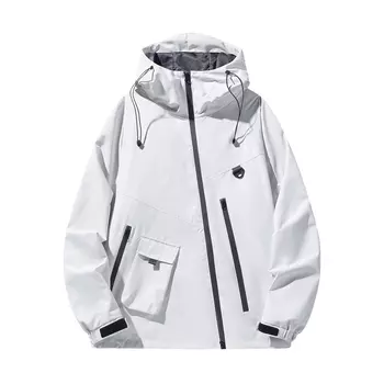 Водонепроницаемая и ветрозащитная куртка-ветровка унисекс KW, Red (Comes with Fleece-Lined Liner)