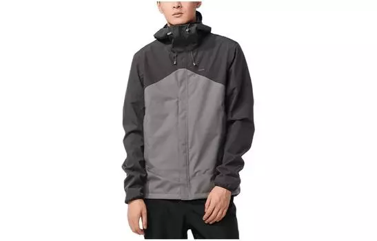 Водонепроницаемая и ветрозащитная куртка-ветровка унисекс MH150 DECATHLON, Men's Pitch Black