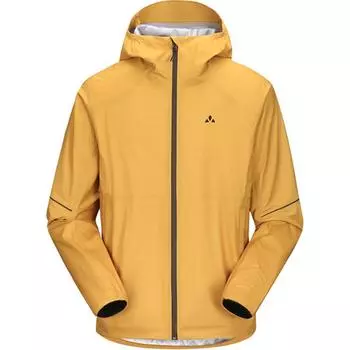 Водонепроницаемая и ветрозащитная куртка-ветровка унисекс VAUDE, Mango Yellow