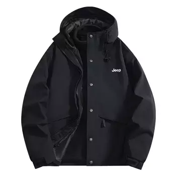 Водонепроницаемая и ветрозащитная ветровка унисекс Jeep, Coffee (Unlined Jacket)
