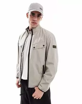 Водонепроницаемая куртка Barbour International Re-Duke цвета бетона