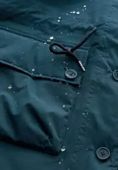 Водонепроницаемая куртка CLIFF CASTLE Seasalt Cornwall, темно-синий деним