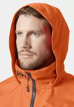 Водонепроницаемая куртка CREW HOODED SAILING Helly Hansen, оранжевый