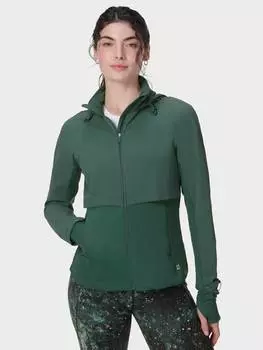 Водонепроницаемая куртка для бега pro run Sweaty Betty, цвет Glade Green