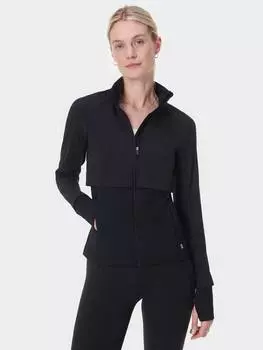 Водонепроницаемая куртка для бега pro run Sweaty Betty, черный