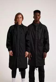Водонепроницаемая куртка ELEMENTS LONGLINE HOODED RAINCOAT - Parka - black JACK1T, черный