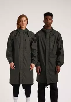 Водонепроницаемая куртка ELEMENTS LONGLINE HOODED RAINCOAT - Parka - khaki JACK1T, хаки