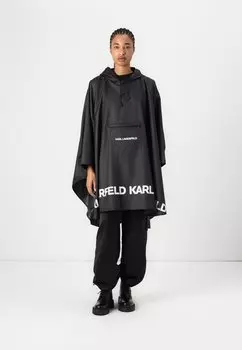Водонепроницаемая куртка ESSENTIAL PACKABLE PONCHO - Parka KARL LAGERFELD, черный