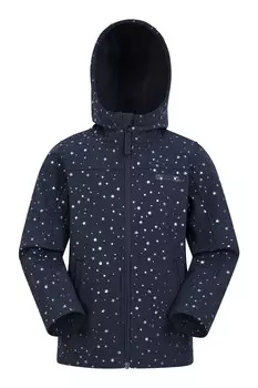 Водонепроницаемая куртка из софтшелла Kids Exodus II с принтом Mountain Warehouse, розовый