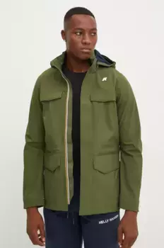 Водонепроницаемая куртка K-Way, зеленый