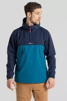 Водонепроницаемая куртка-кагула с капюшоном 'Anderson' AquaDry Craghoppers, синий