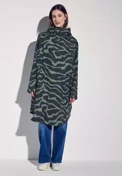 Водонепроницаемая куртка KAPUZEN-PONCHO MIT PRINT Street One, черный